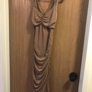 Brown cocktail dress